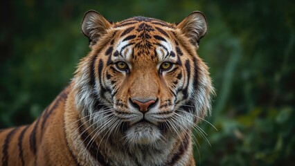 Obraz premium Close-up of a Bengal Tiger's Face