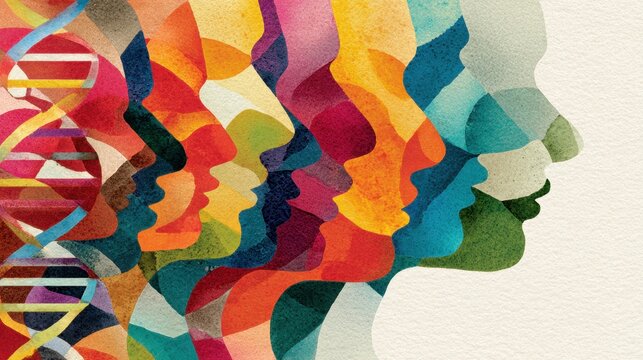 Personality traits are partially determined by genetic makeup, alongside environmental influences.
