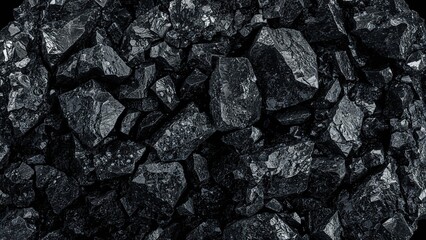 Isolated Psilomelane Ore Showing Unique Manganese Patterns in Nature