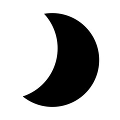 Fototapeta premium night mode glyph icon