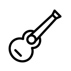 guitar line icon
