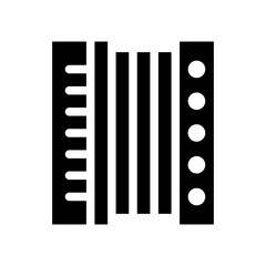 accordion glyph icon