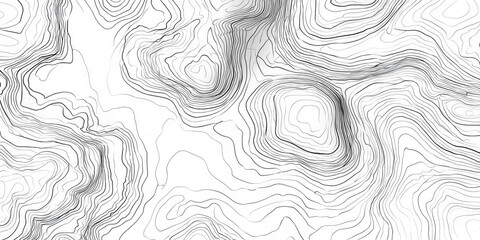 Topographic map of a mountainous region (1)