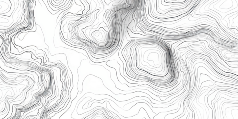 Topographic map of a mountainous region (1)