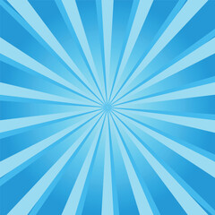 Psychedelic spiral with light blue color Comic effect background.