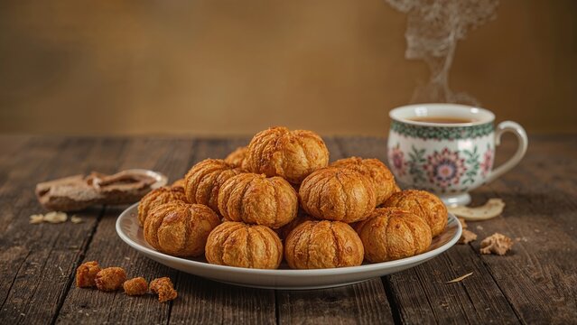 Ready-to-eat crispy savory Nimki snack