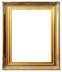 Gold ornate picture frame (15)