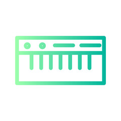 keyboard gradient icon