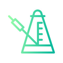 metronome gradient icon