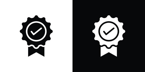 Warranty icon silhouette collection in black and white flat solid versions for graphic designs