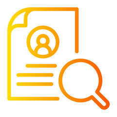 inspection gradient icon