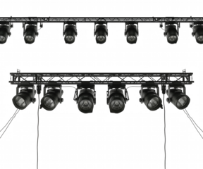 Illuminating Possibilities, Sleek Modern Stage Lighting System Ready to Enhance Performances and Productions