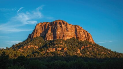 Unique rock formation that looks like a lizard