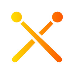 drumsticks gradient icon