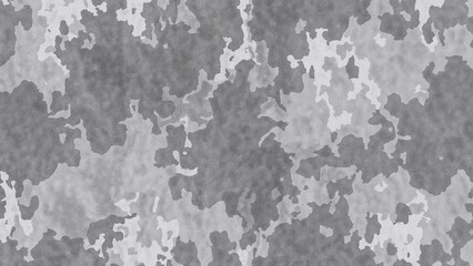 Fototapeta premium Gray vintage background adorned with abstract watercolor designs adds layers and feel to the artwork, presenting a white painted hand illustration on watercolor paper.