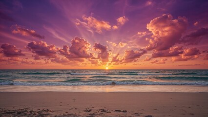 Obraz premium Twilight with a lavender backdrop