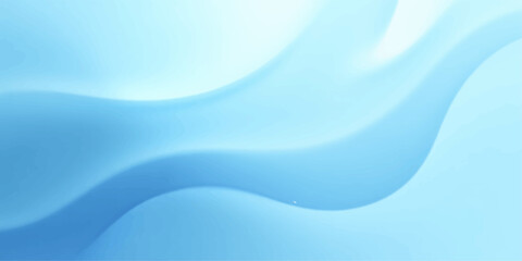 Abstract blue wave background with flowing smooth water texture and soft light design vector wallpaper