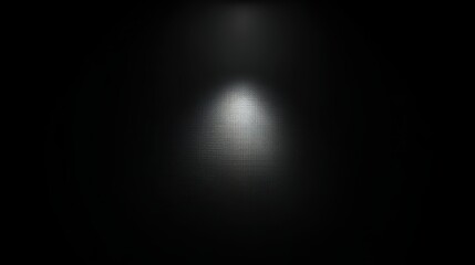 Subtle Noise Texture on Black Background with Pure Light Source