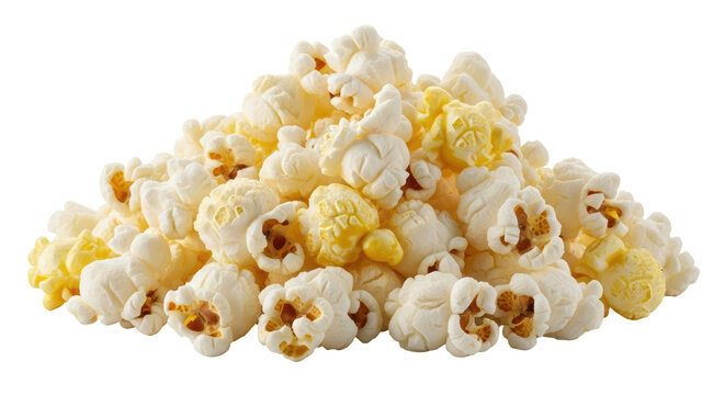 Isolated Pile of Popcorn - Powered by Adobe