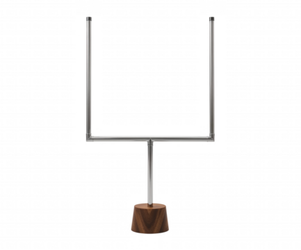 Sleek and Modern Football Goalpost Illustration with Geometric Design and Clean Lines for Sporting Events