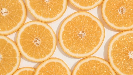 Segments of Sugary Pomelo Displayed on a White Surface