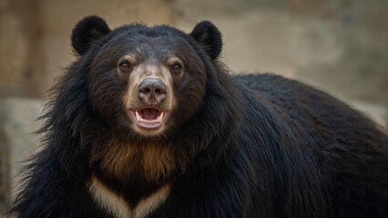 Fototapeta premium Sloth-like bear species