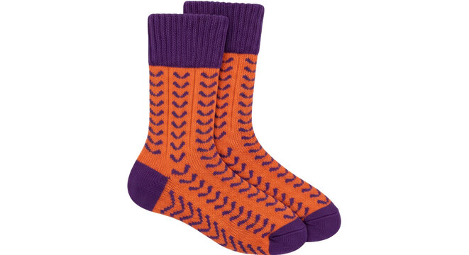 Isolated Patterned Socks