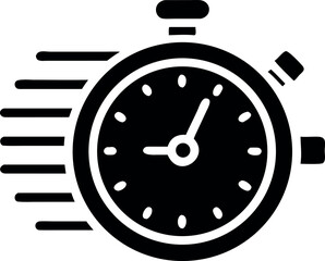 Obraz premium Fast Time Icon Design Vector