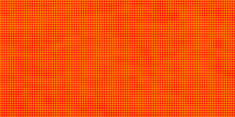 Dots halftone orange color pattern gradient texture with technology digital background. Dots pop art comics with summer background.