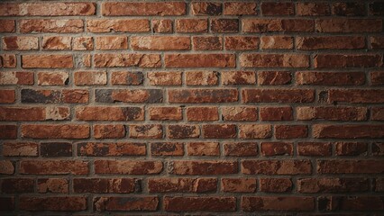 Naklejka premium The facade showcases a complex brick design