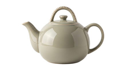 Isolated Ceramic Teapot