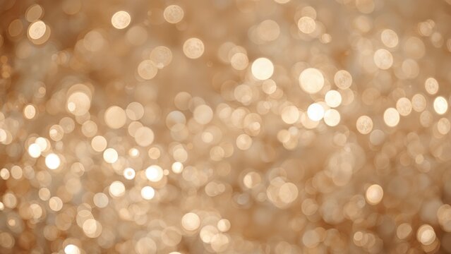 Elegant abstract design showcasing golden light spots and a frosted crystal appearance.