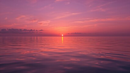 Breathtaking tranquil lake at sunrise evoking calm, serenity, and celestial bliss