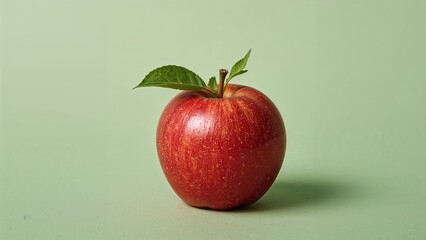 Glossy scarlet apples