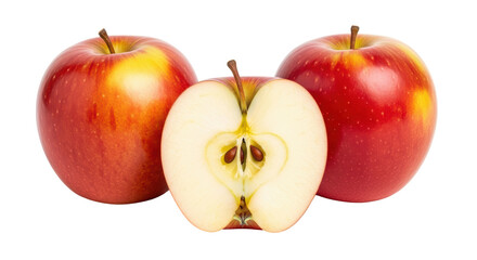 Isolated Red Apples