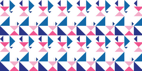 A repeating pattern consisting of triangular geometric shapes.