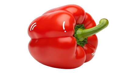 Isolated Red Bell Pepper