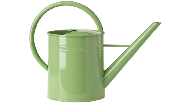 Isolated Green Watering Can