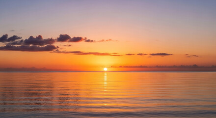 Fototapeta premium 8X sunset ocean horizon (Nature) sunset ocean horizon