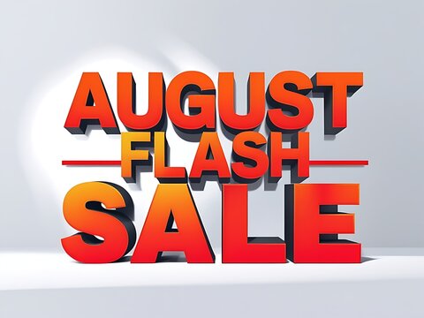 August flash sale promotion. - Powered by Adobe