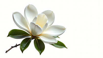 Fototapeta premium white frangipani flower