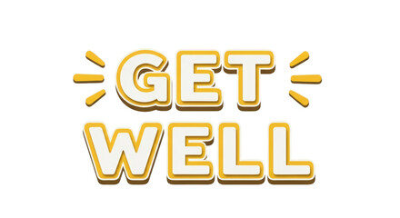 Isolated Get Well Message