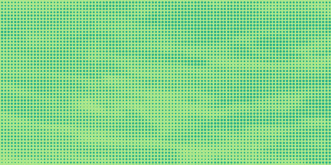 Bright turquoise and green pop art retro background with halftone in comics style vector illustration eps10