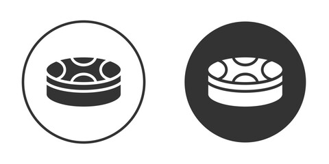 Drum steelpan icon in glyph style for web Design. UI UX icons