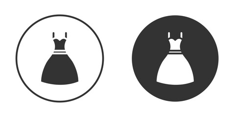 Obraz premium Dress icon in glyph style for web Design. UI UX icons