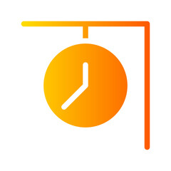 clock gradient icon