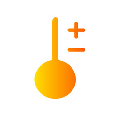 thermometer gradient icon