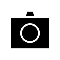 photo camera glyph icon