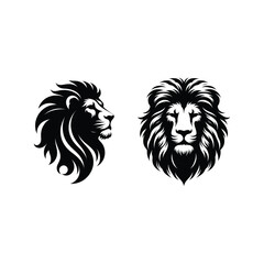 lion head vector