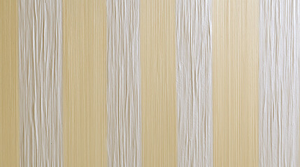 Obraz premium Smooth clay colored wallpaper with linear overlay creates textured striped pattern in beige and off white tones, adding subtle elegance and warmth to interior walls
